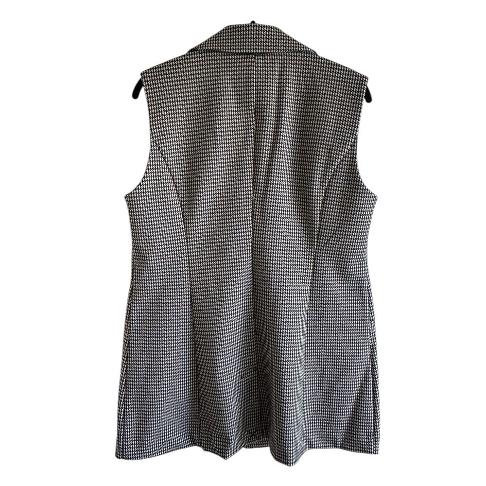 Bagatelle Black and White Houndstooth Vest - Picture 8 of 14
